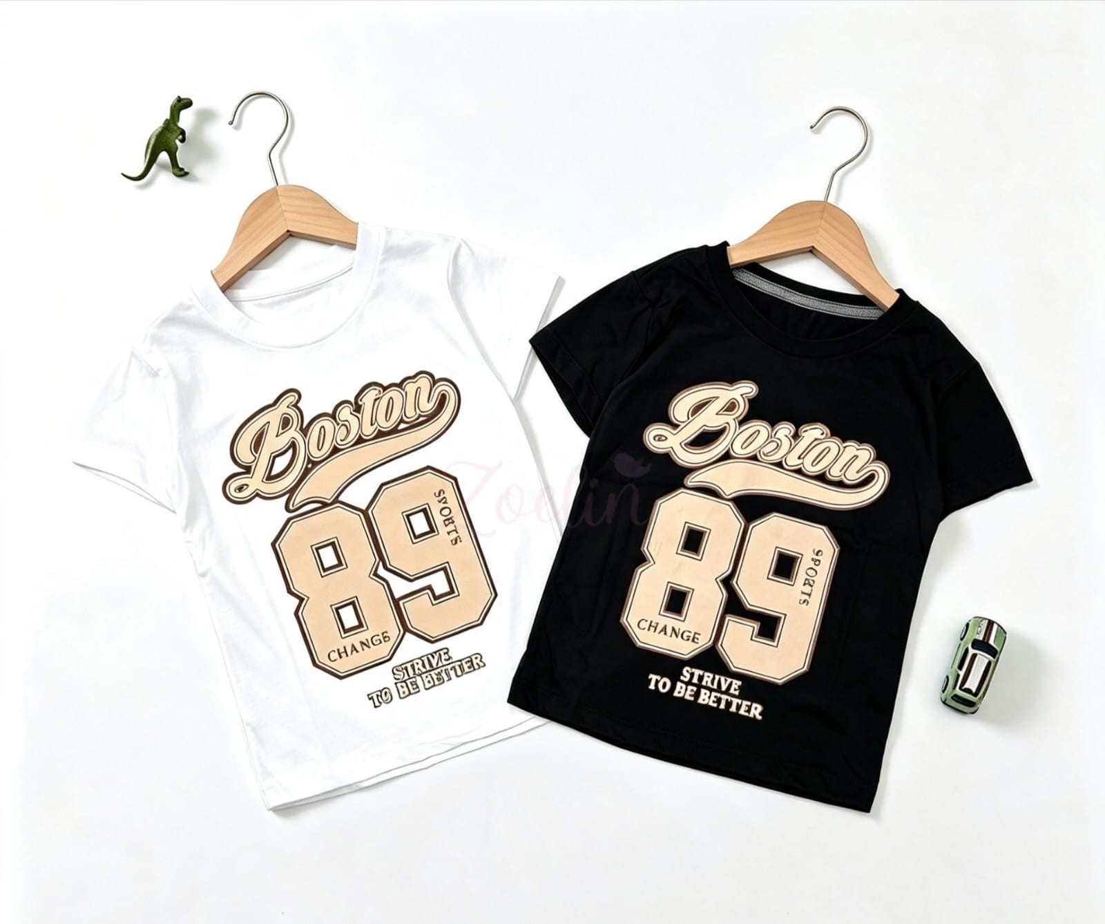 Remera con Relieve en la Estampa Algodón Peinado Premium - Imagen 3
