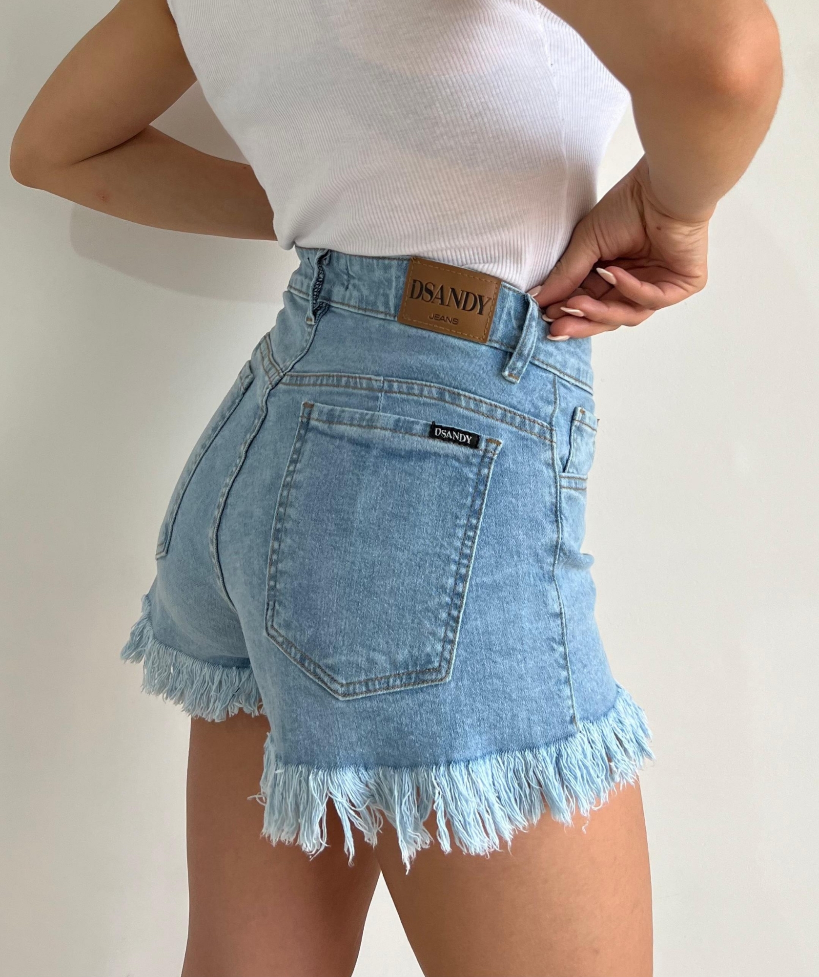 Short Playero Celeste Nevado - Imagen 3