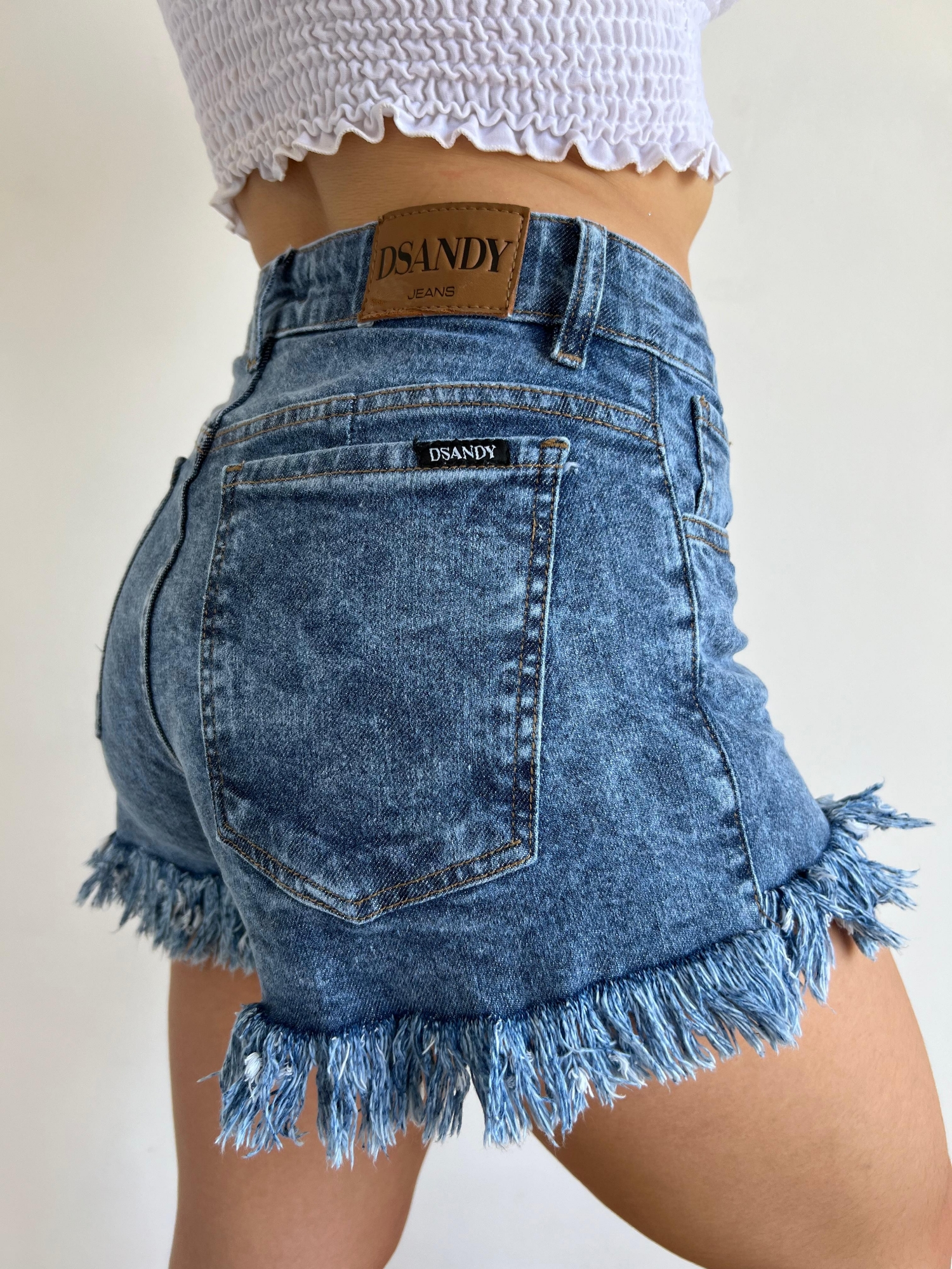 Short Playero Azul Nevado - Imagen 3