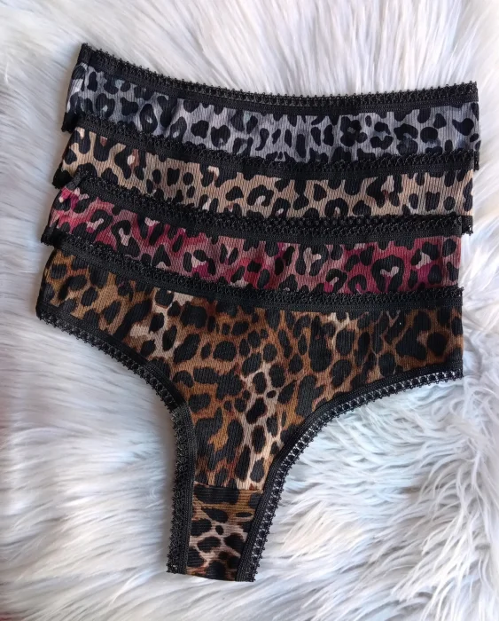 Colaless Print Morley con Puntilla Docena