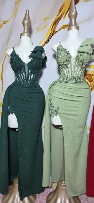 Vestido Moño Sirena