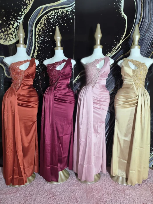 Vestido Mid de Saten