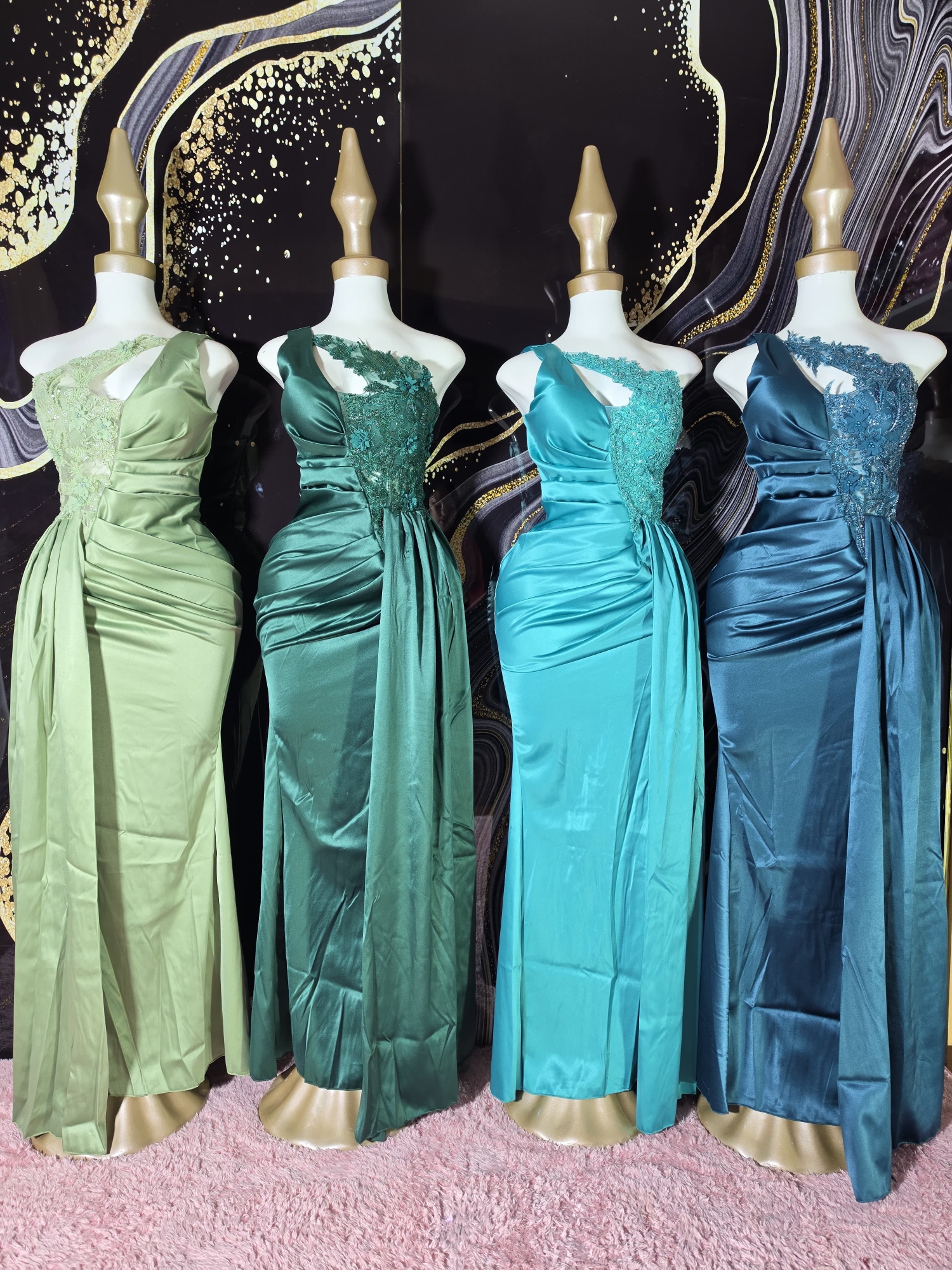 Vestido Mid de Saten - Imagen 2