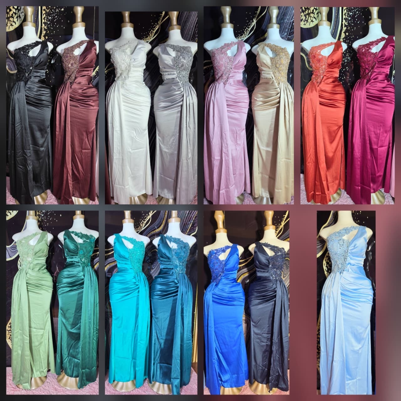 Vestido Mid de Saten - Imagen 4