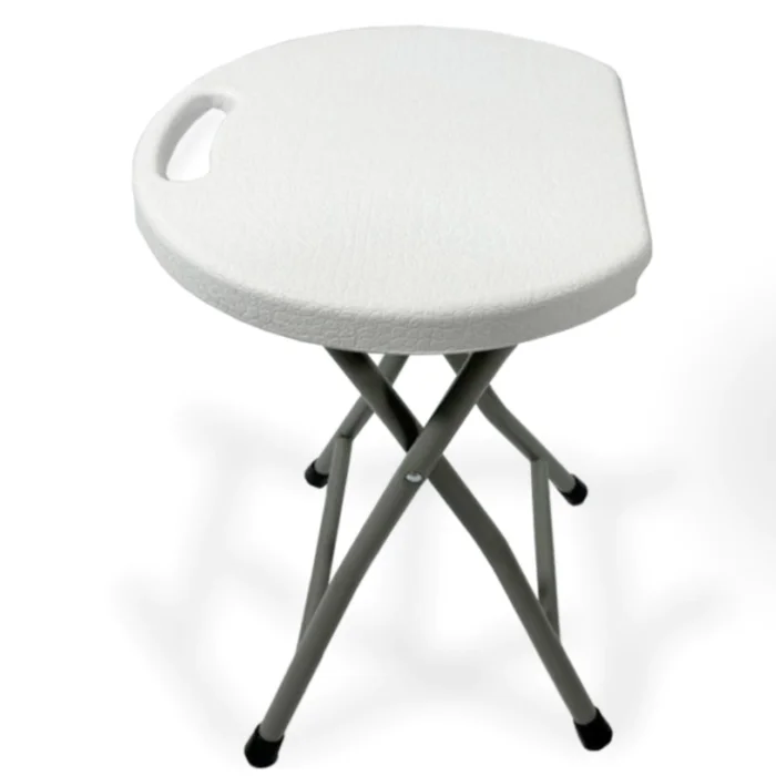 Banqueta Reforzada Plegable Plastica Premium