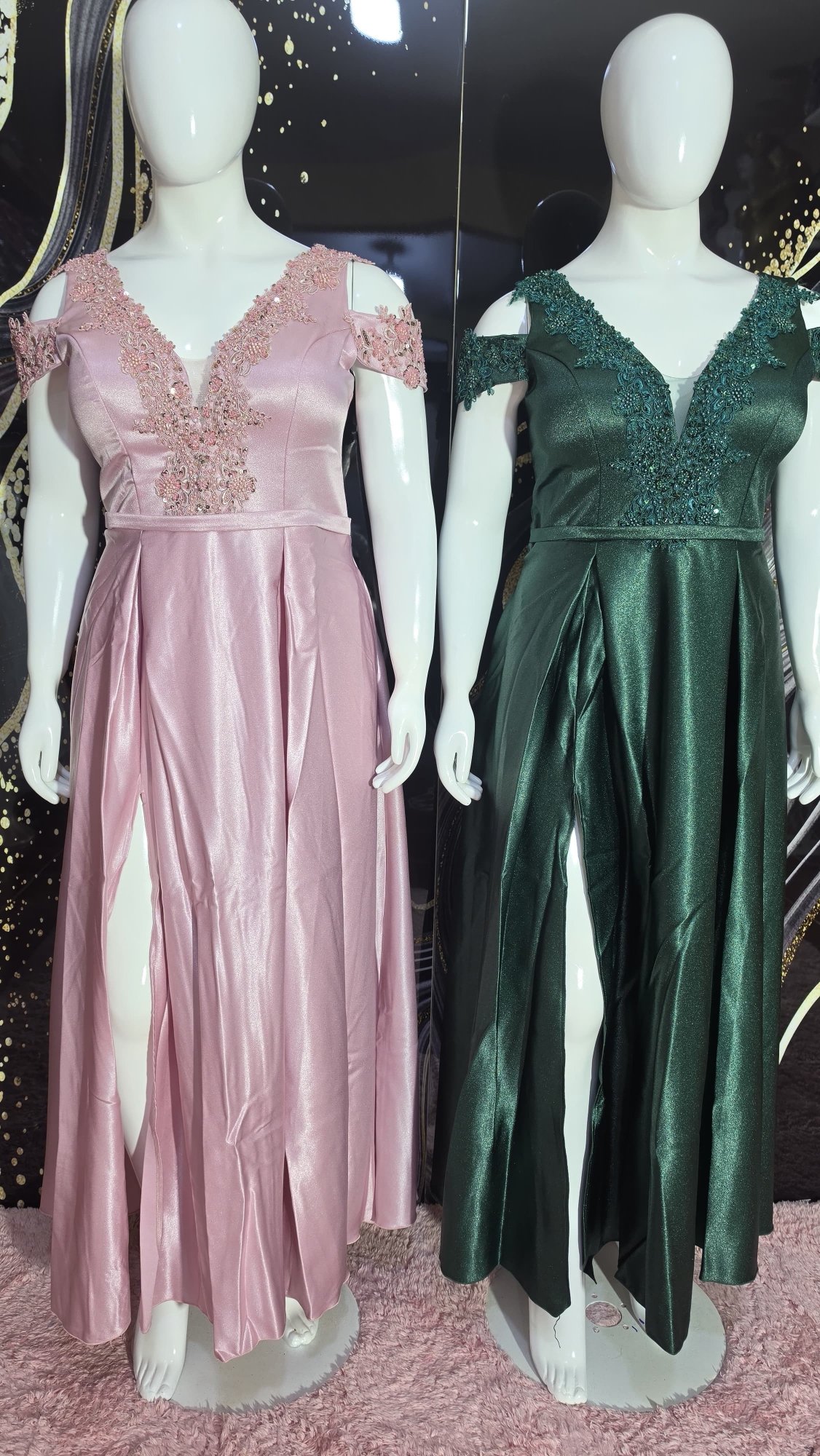 Vestido Cuello en V - Imagen 3
