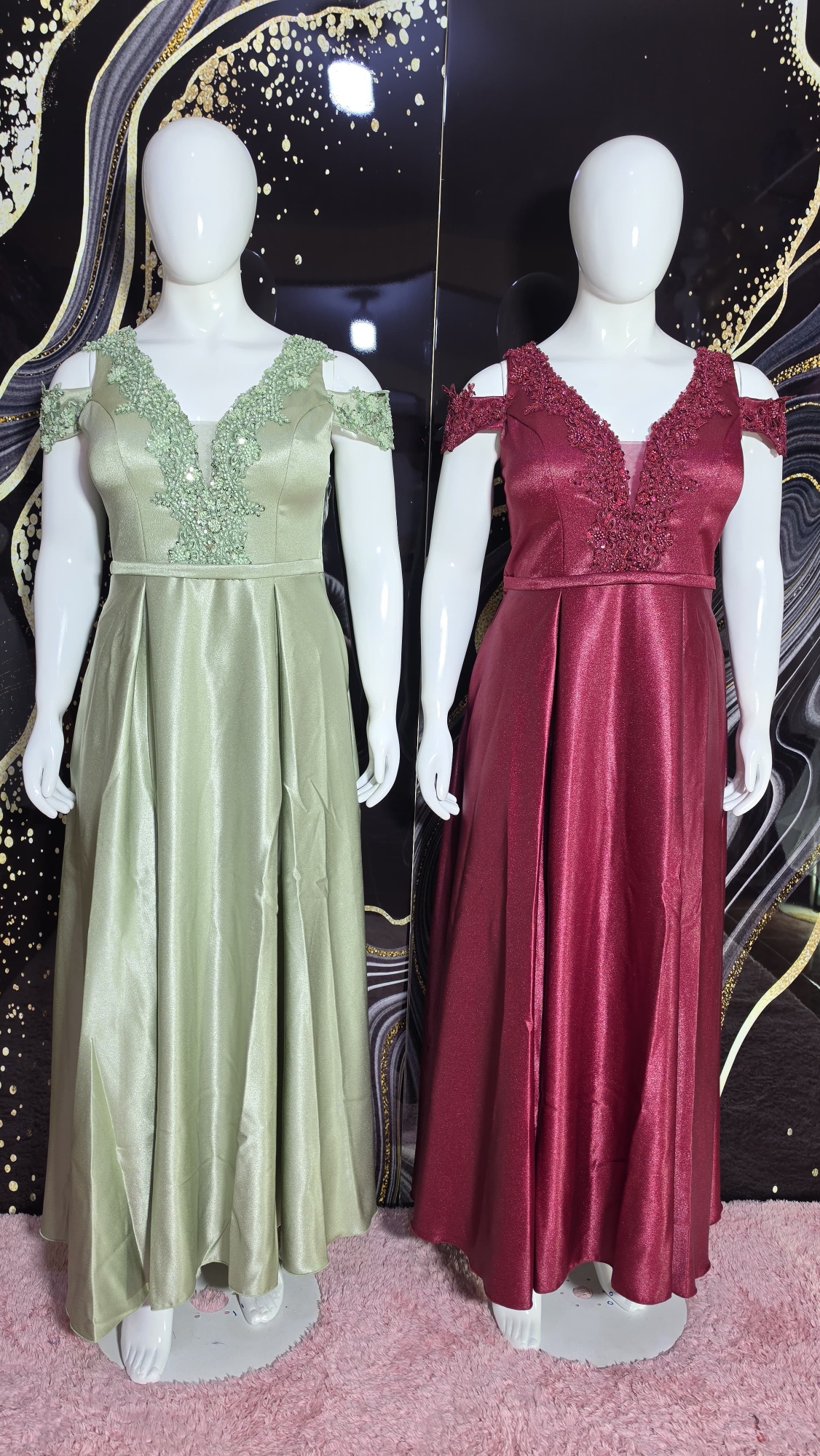 Vestido Cuello en V - Imagen 4