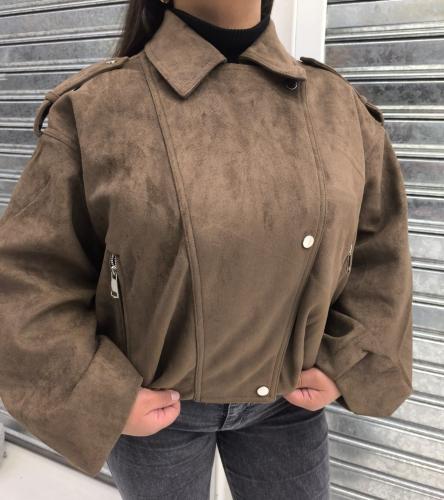 Bomber Gamuza