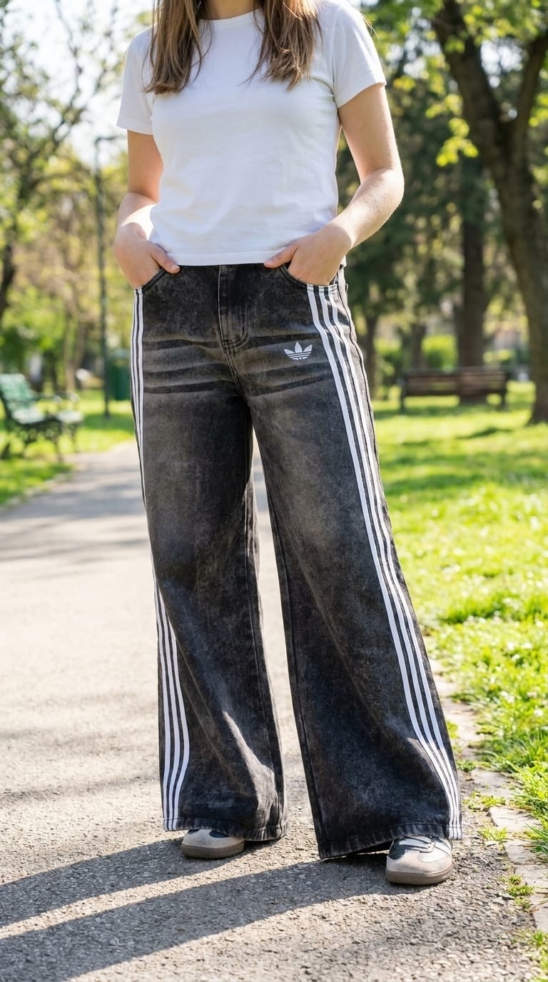 Palazzos Jeans Importados - Imagen 2