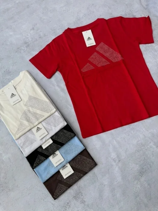Remera Ad con Strass