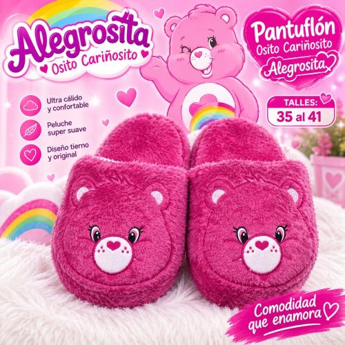 Pantuflon Alegrosita "osita Cariñosa*
