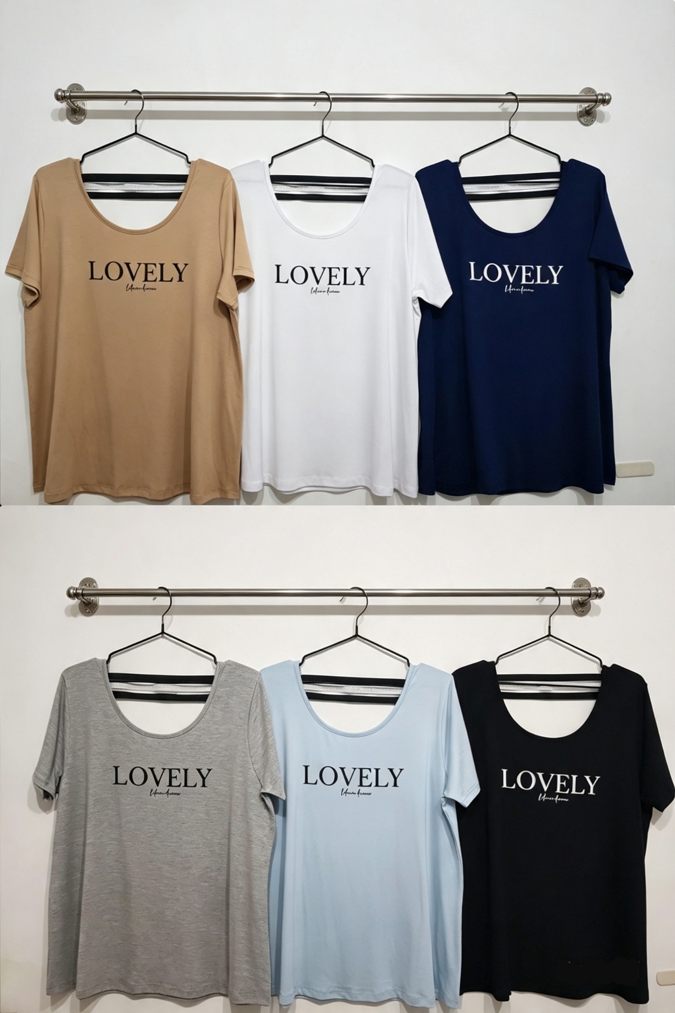 Remera Recta Detalle Espalda Lovely - Imagen 2