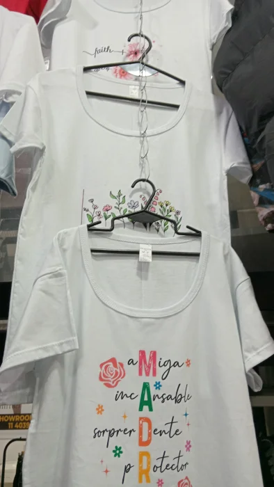 Remeras de Algodón de Hombre y Niños y Damas