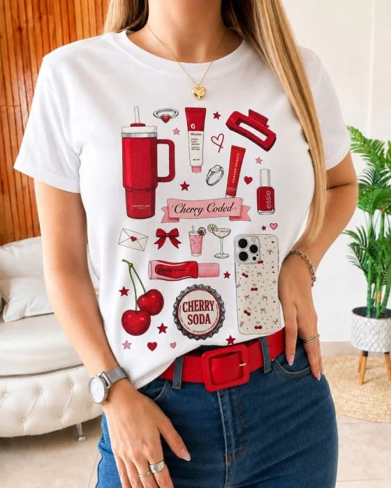 Remera Estampada Cute