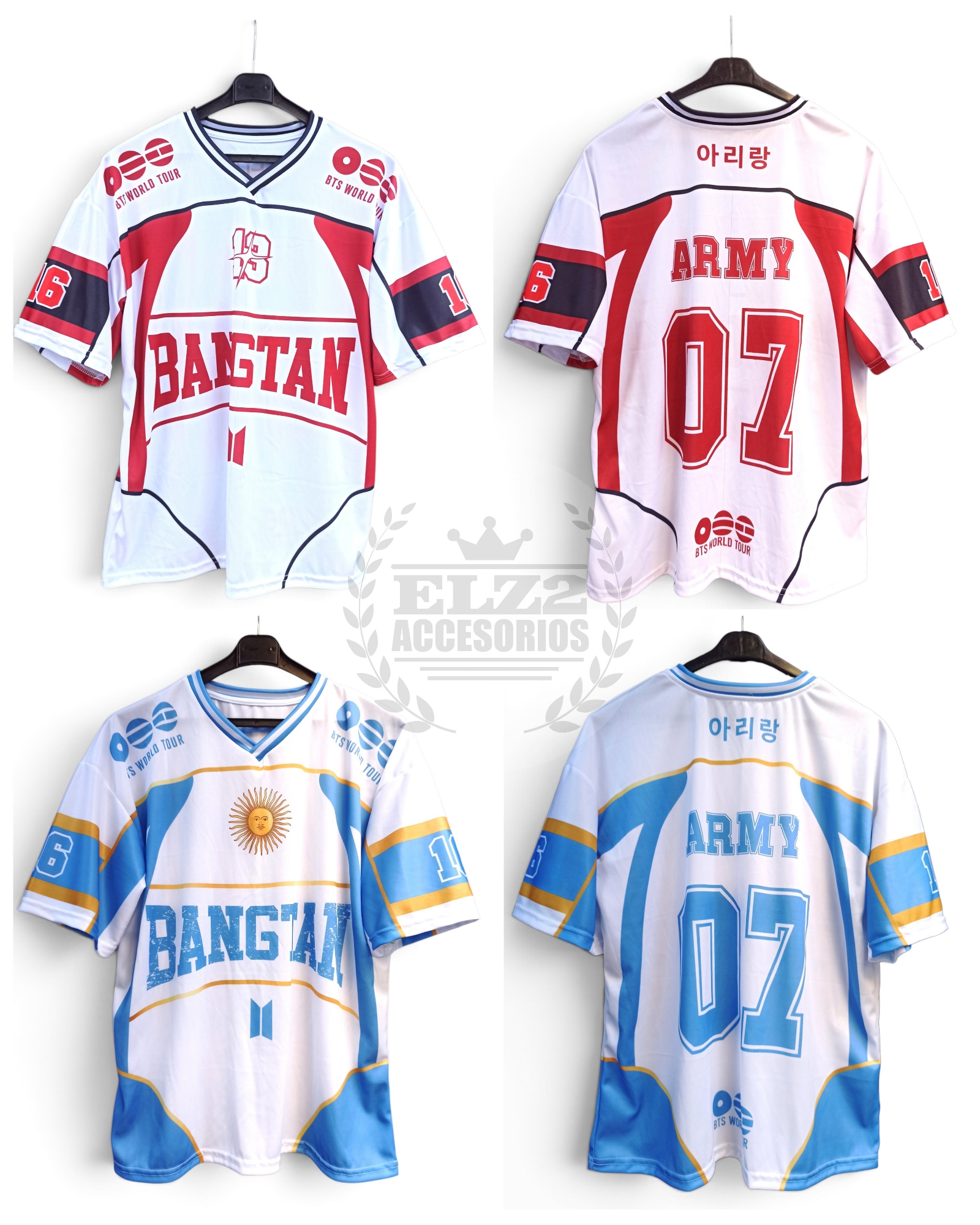 Remera Jersey Bts  World Tour 2026 Arirang - Imagen 7