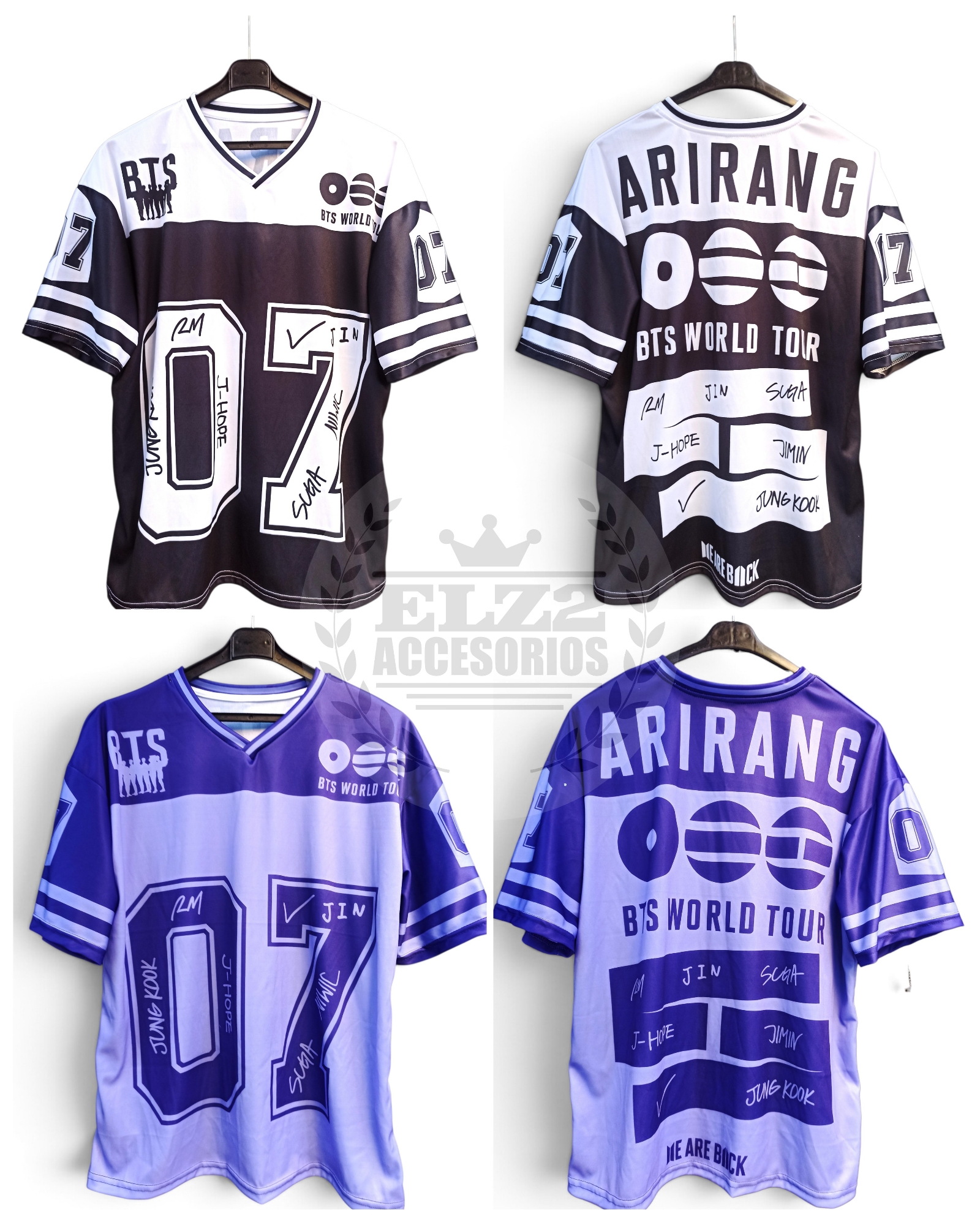 Remera Jersey Bts  World Tour 2026 Arirang - Imagen 8