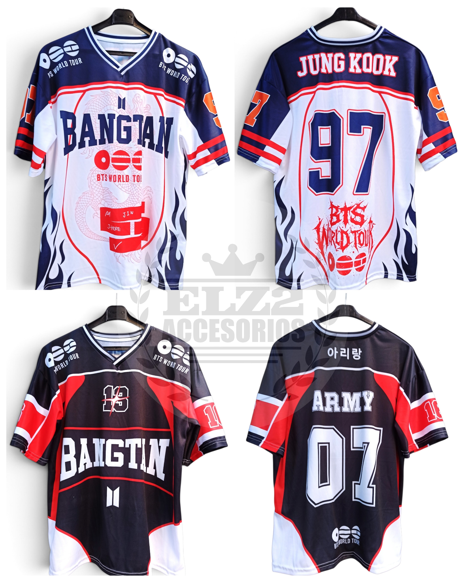 Remera Jersey Bts  World Tour 2026 Arirang - Imagen 9