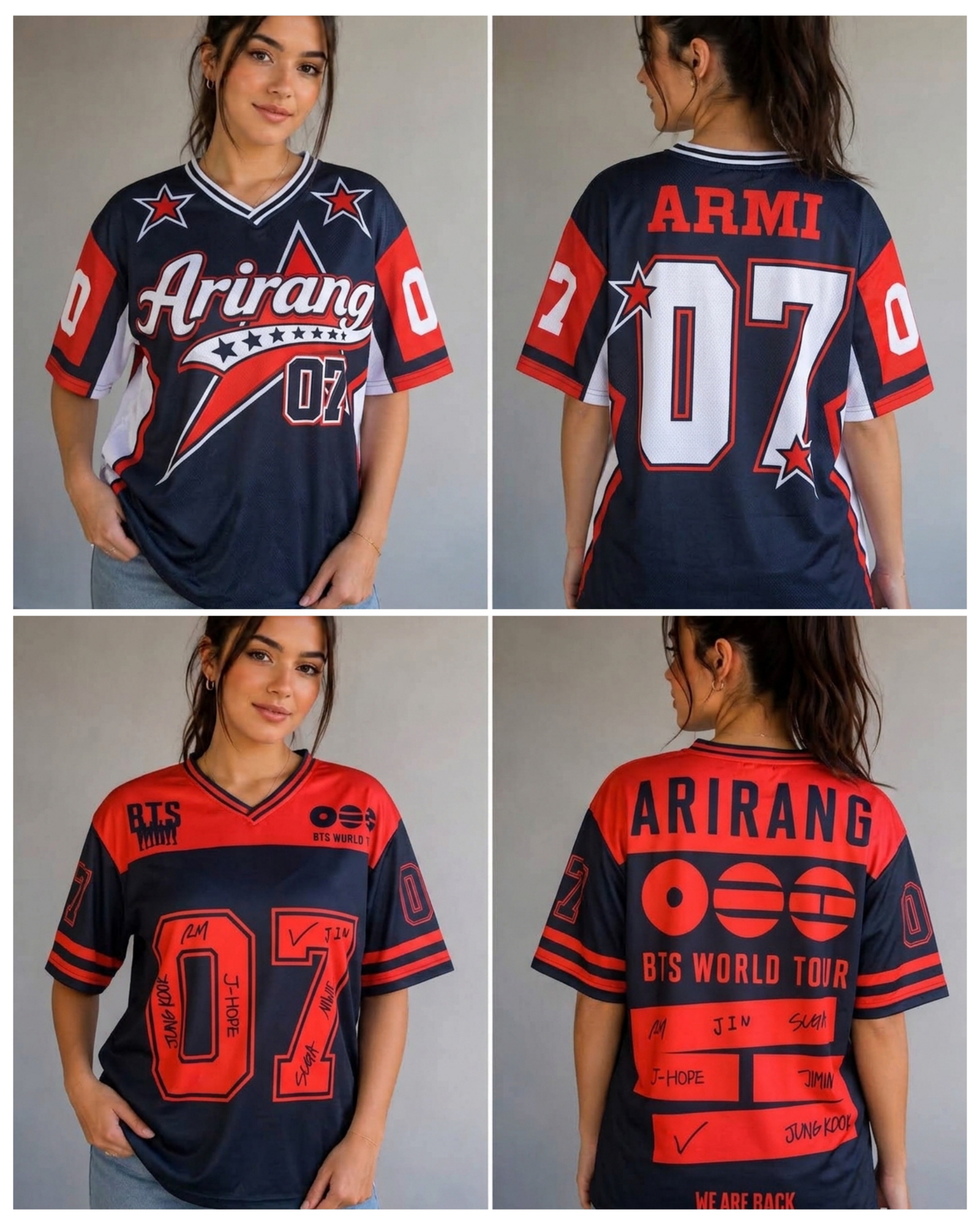 Remera Jersey Bts  World Tour 2026 Arirang - Imagen 2