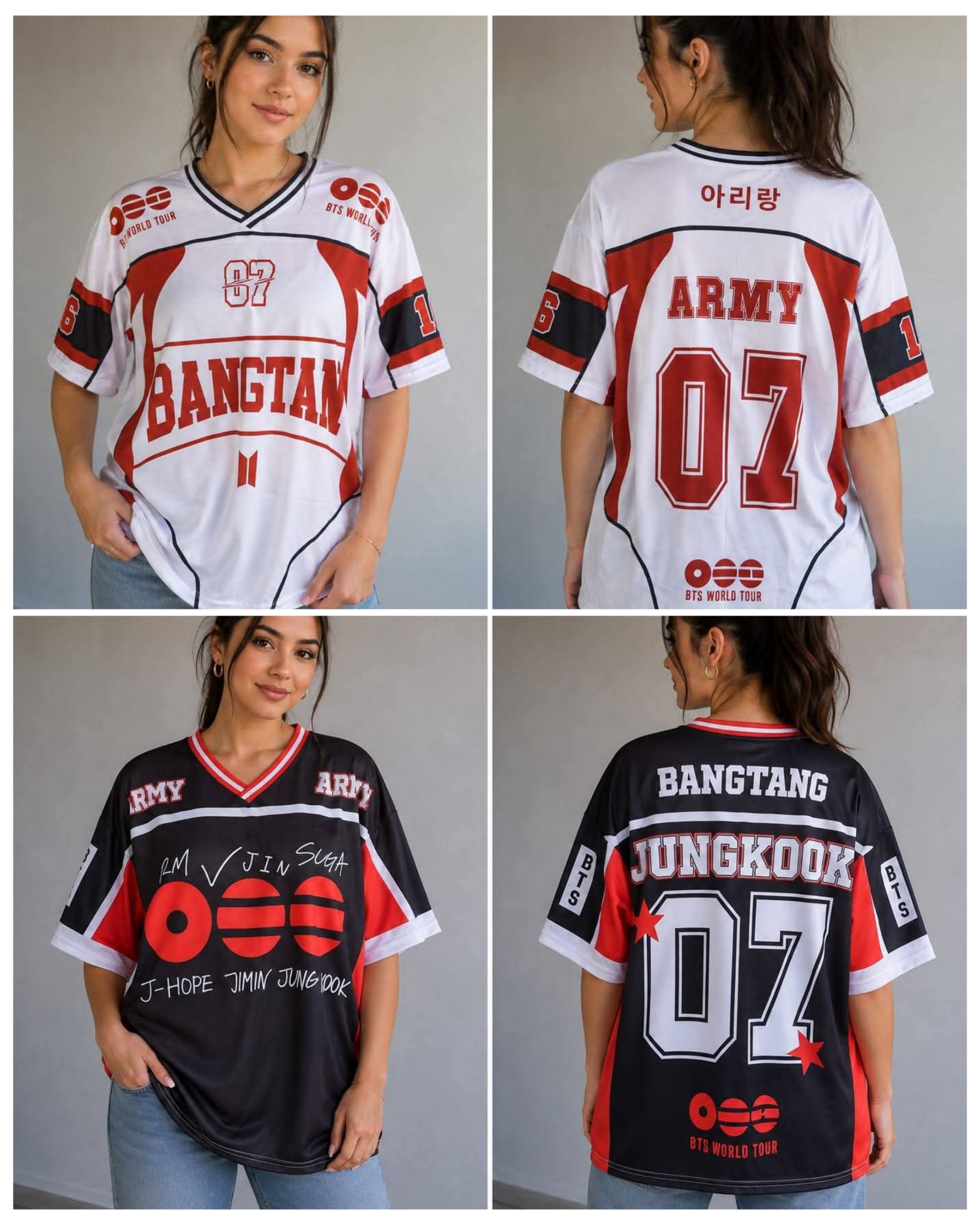 Remera Jersey Bts  World Tour 2026 Arirang - Imagen 4