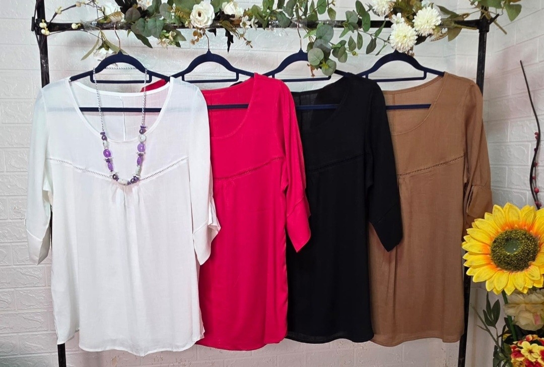 Camisola de Lino Spandes Talles Especiales por Pedido - Imagen 2
