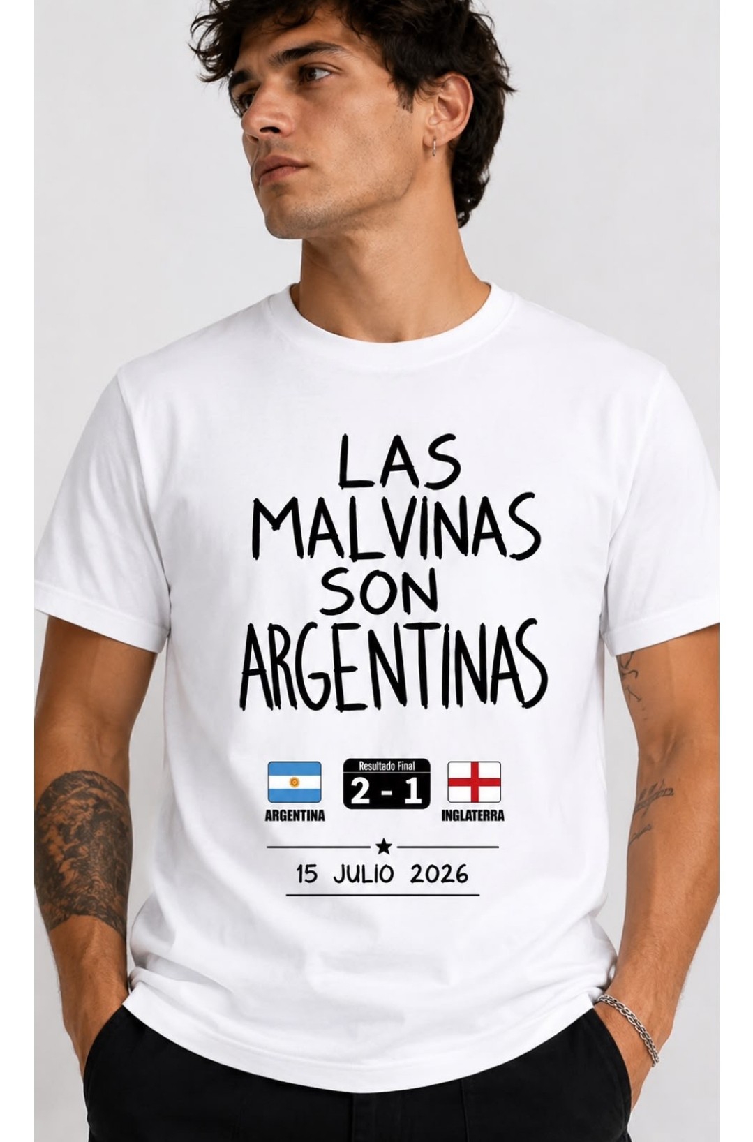 Remera de Algodon Peinado 24/1 - Imagen 2