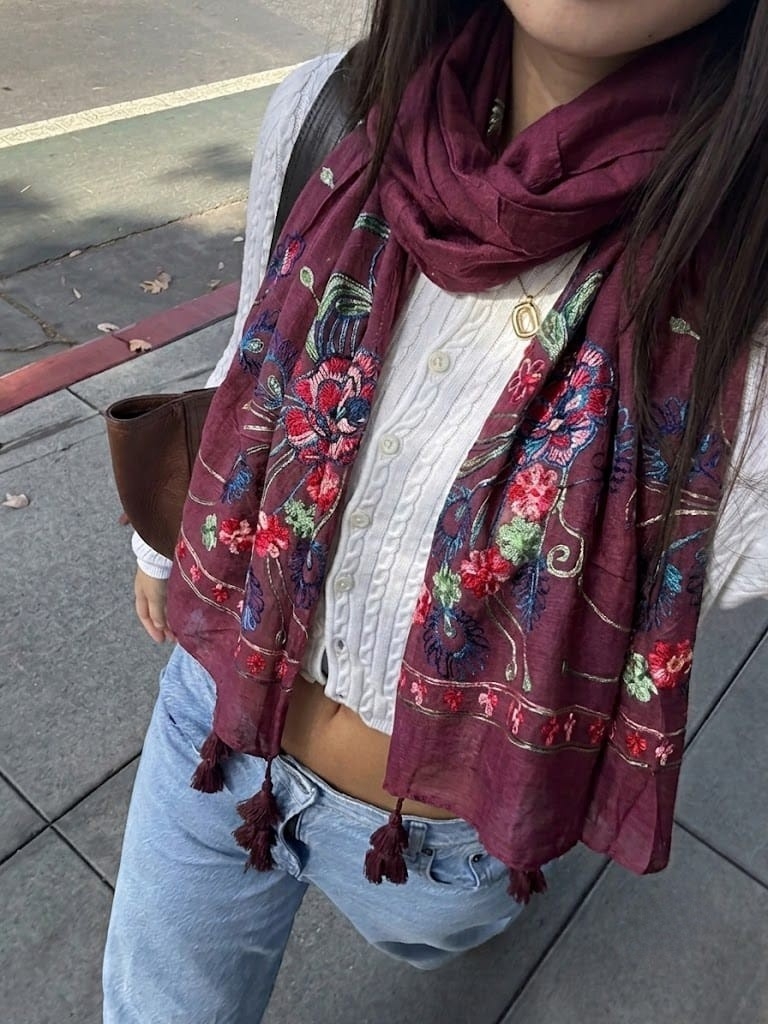 Bufandas Bordadas - Imagen 6