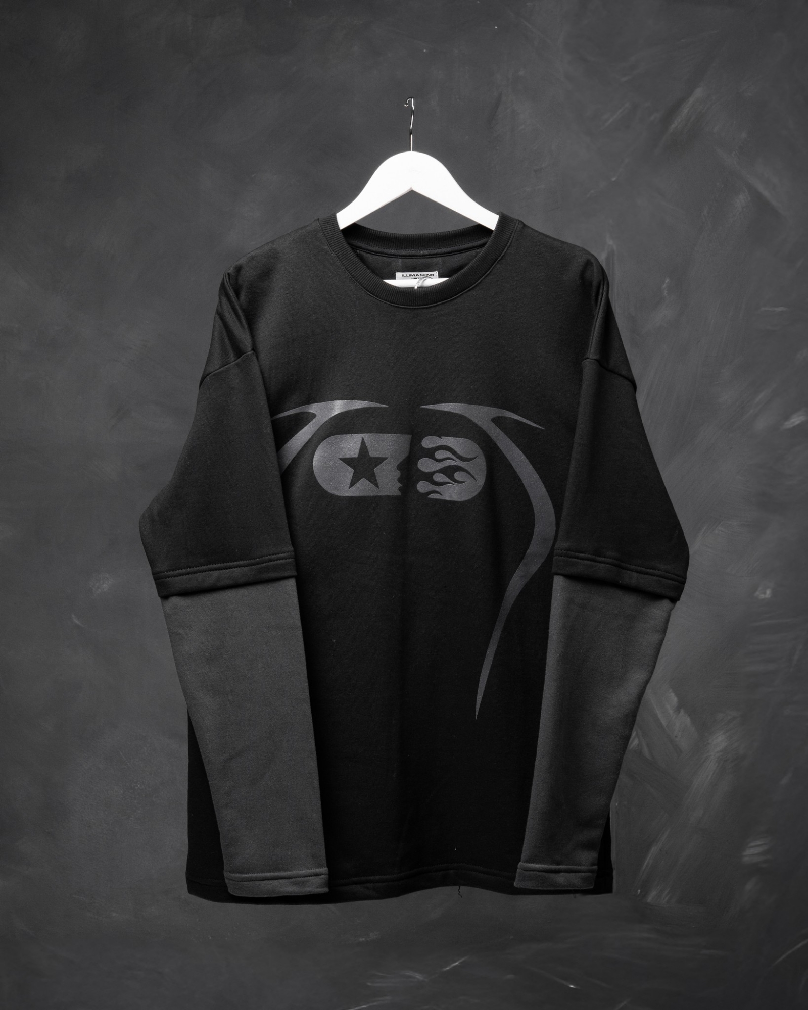 Remera Manga Larga Rústico Pesado Hellstar - Imagen 3