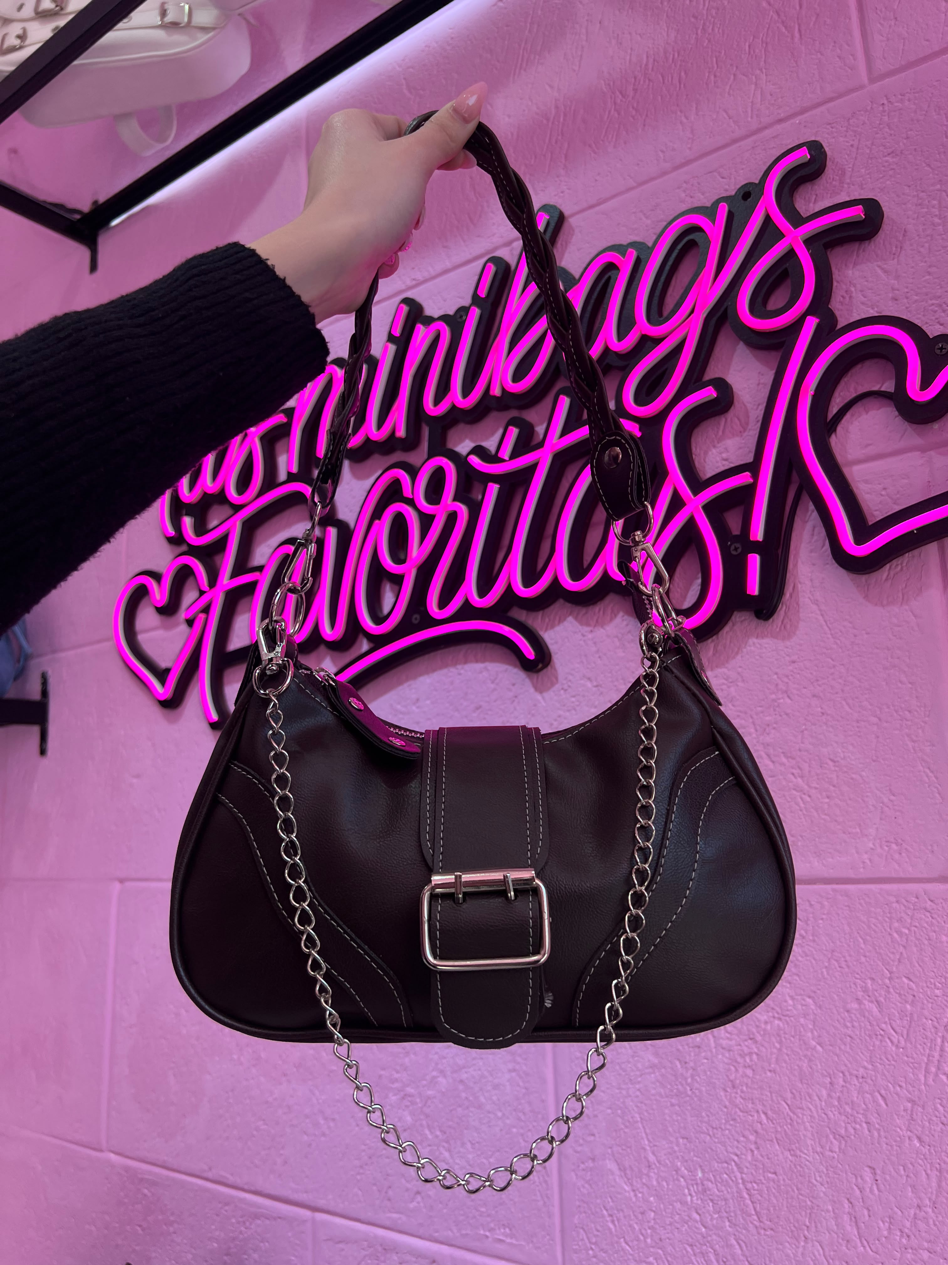 Cartera Mini Bag Baguette Cuero Pu Azul Jeans Bordo Marrón - bf8e3fa3-b545-47fc-8964-a051b3e16a31.jpeg
