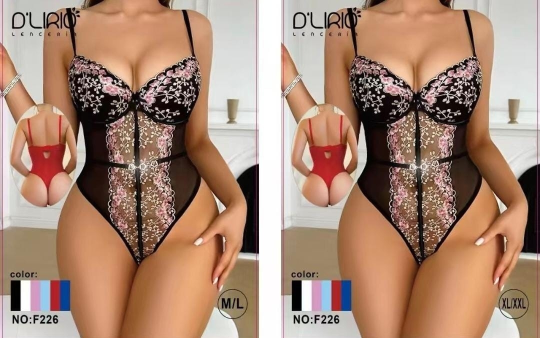 Body D'lirio Micro Tull Bordado - Imagen 2