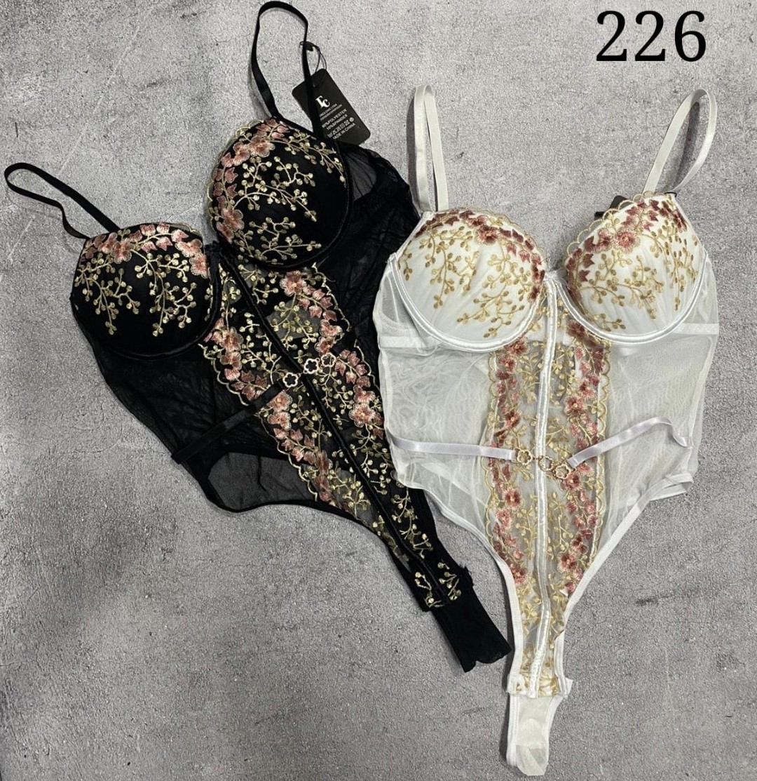 Body D'lirio Micro Tull Bordado - Imagen 4
