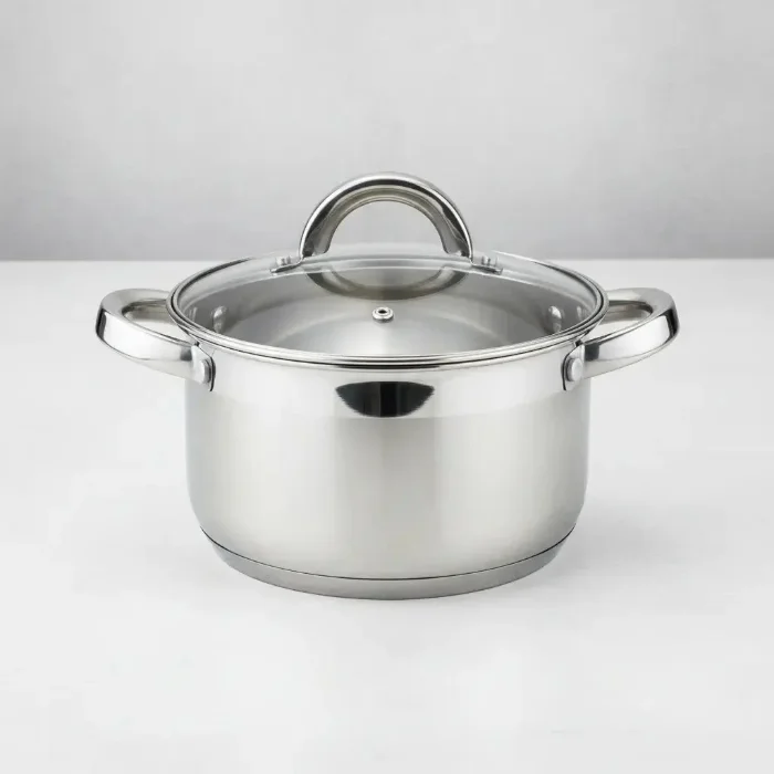 Cacerola Olla Acero Inoxidable 2l