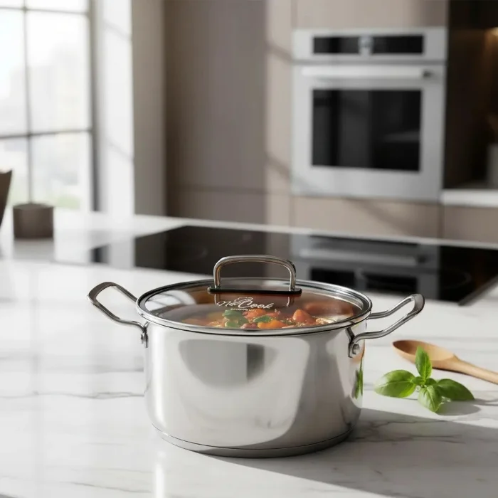 Cacerola Olla Acero Inoxidable 4l