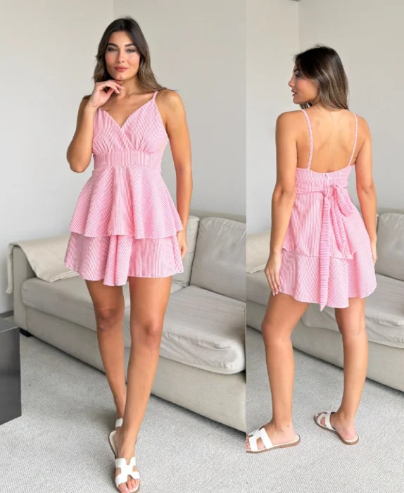 Vestido con Short Interno (lisa