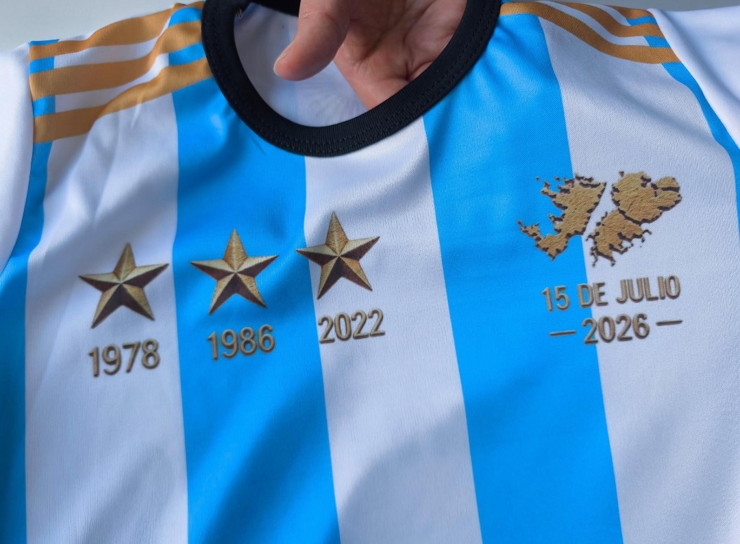 Camiseta Titular de Malvinas Set Sublimado - Imagen 2