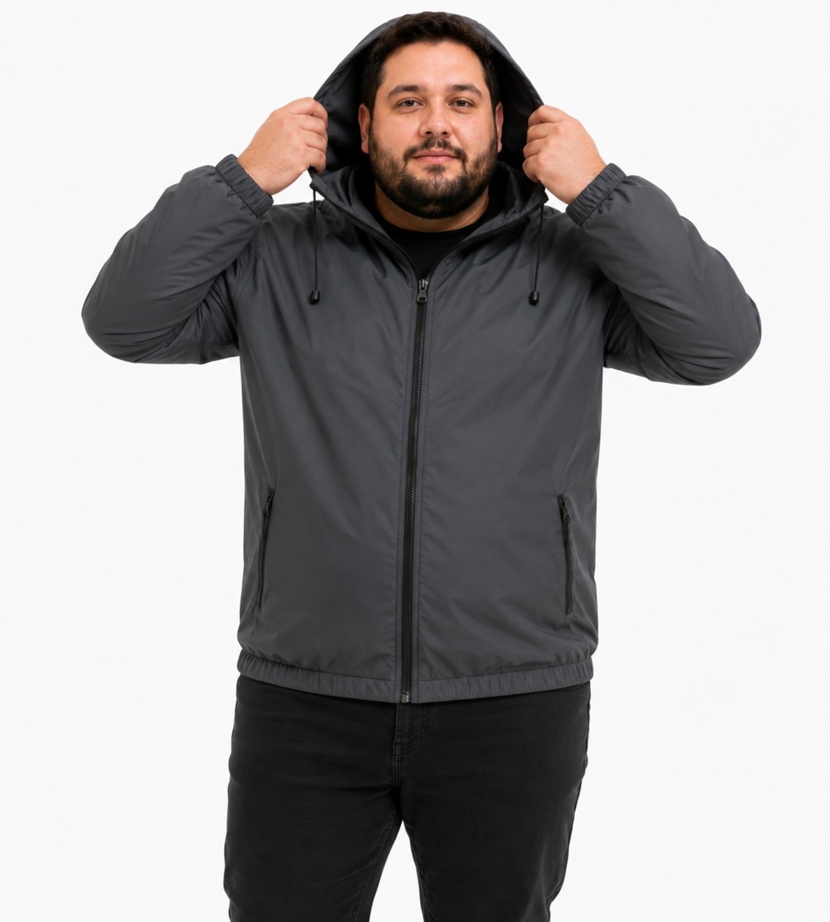 Campera Rompeviento . Talle Especial - Imagen 3