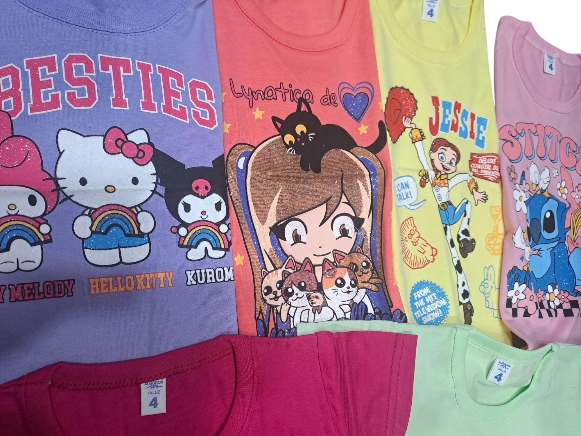 Remeras de Algodon de Nena 2x1 - Imagen 2