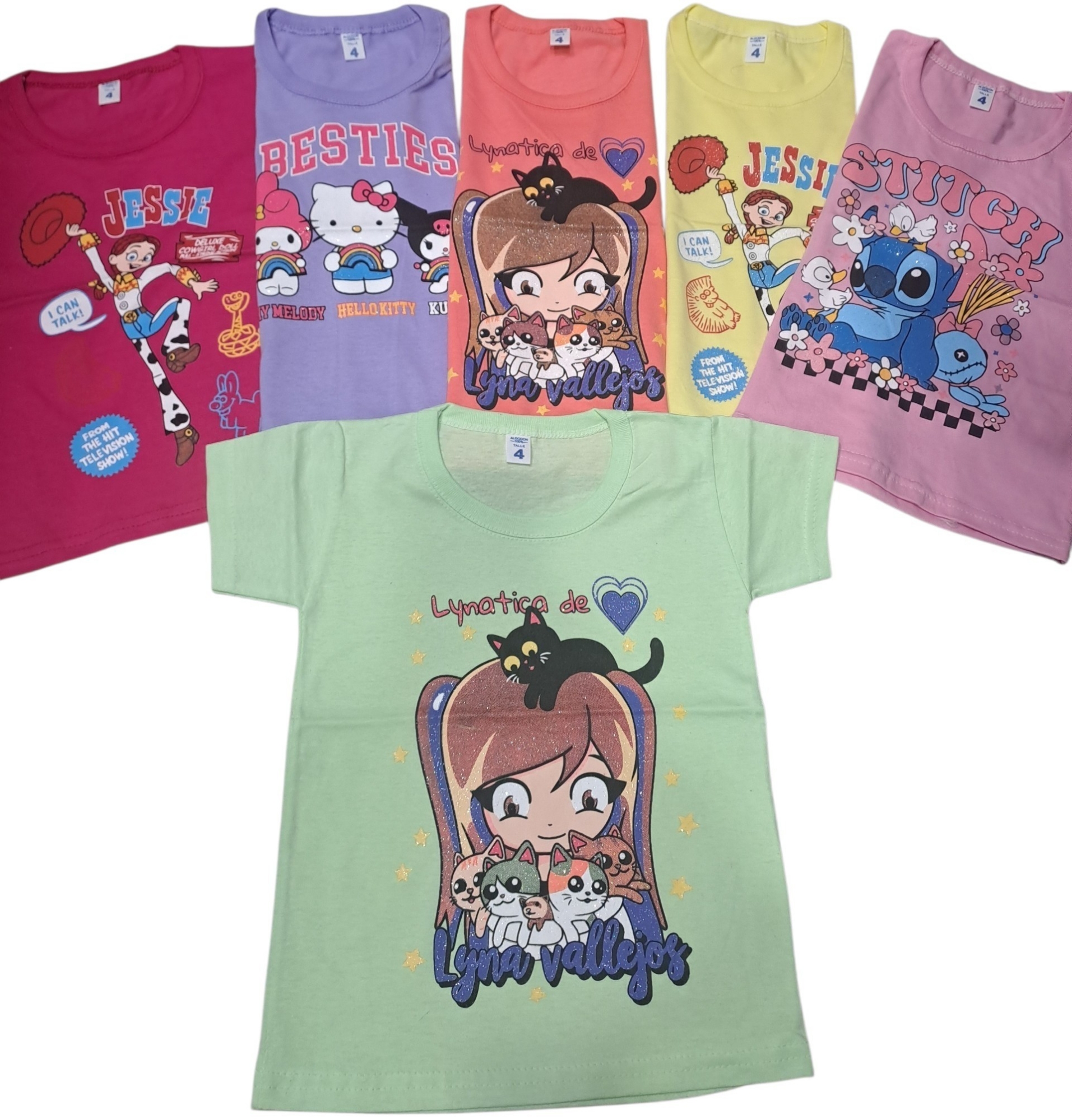 Remeras de Algodon de Nena 2x1 - Imagen 3