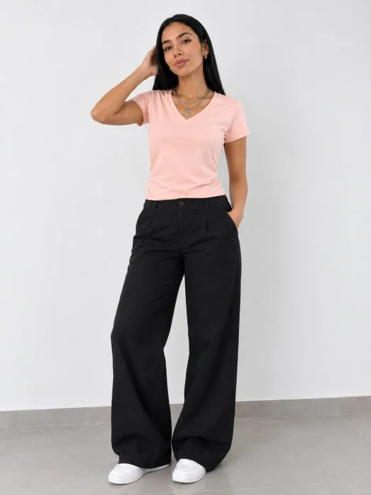 Remera Basica Escote V