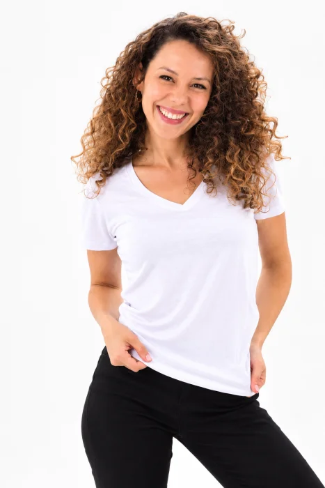 Remera Basica Escote V