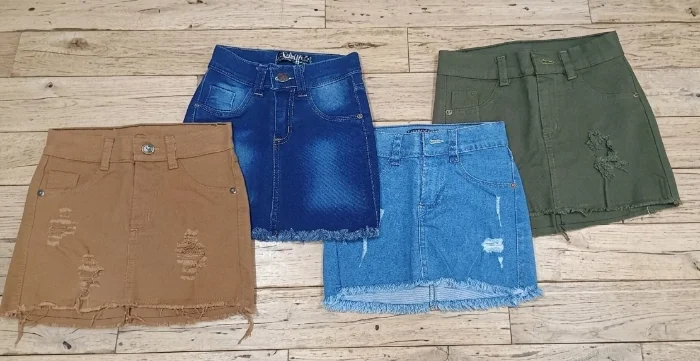 Pollera Jeans Niñas