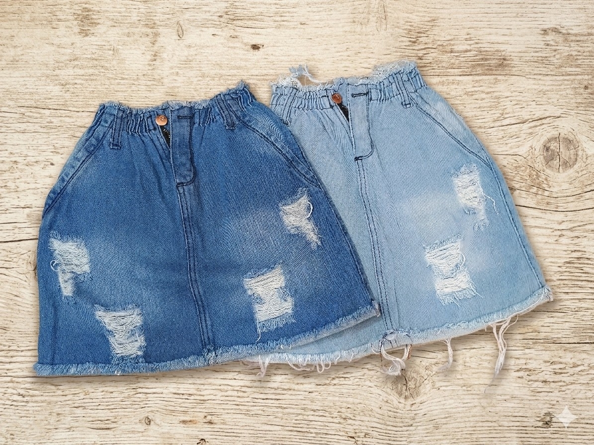 Pollera Jeans Niñas - Imagen 2