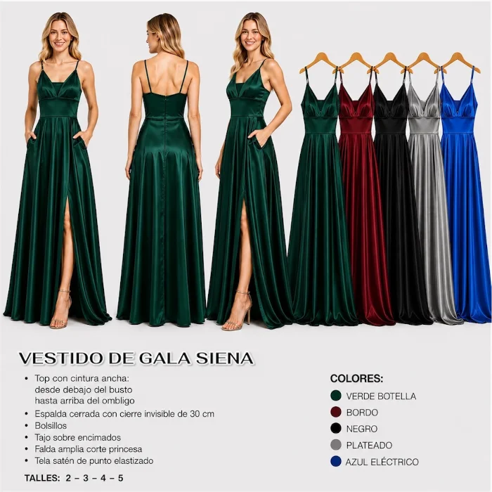 Vestido de Gala Siena