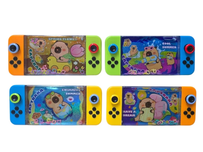 Juego de Agua Embocar Aros Capibara y Stitch (a0736)(a0734)