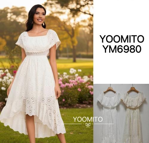 Vestido Largo de Brodery. 6980