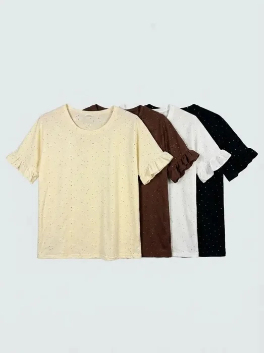 Remeron Broderie con Tachas