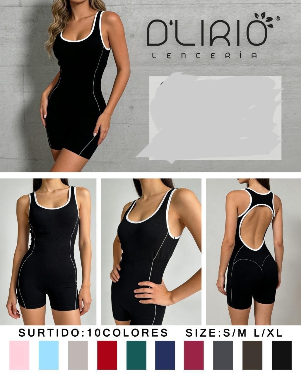 Catsuit Corto (marca Delirio - Imagen 2