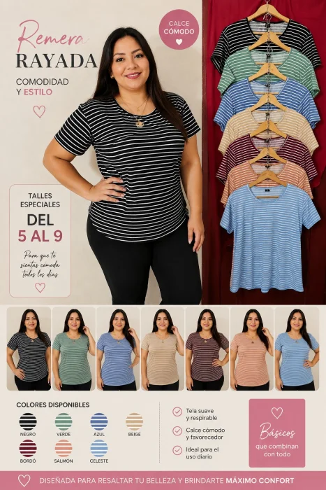 Remeras Morley Rayada