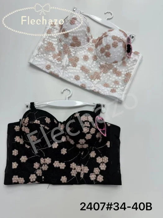 Corset Bordado Importado