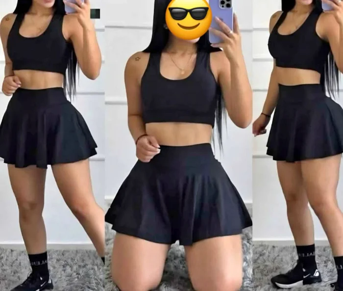 Short Pollera Volado