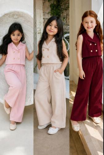 Conjunto Sastrero de Nena Chaleco y Pantalon